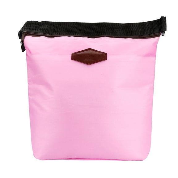 TAROFISH Fresh Food Lunch Bag, Small Leakproof Cooler Food Container Reusable Tote Bag for Work, Office, Picnic, Travelling,Pink