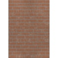 thumbnail image 1 of Ahgly Company Machine Washable Indoor Rectangle Transitional Dark Sienna Brown Area Rugs, 3' x 5', 1 of 7