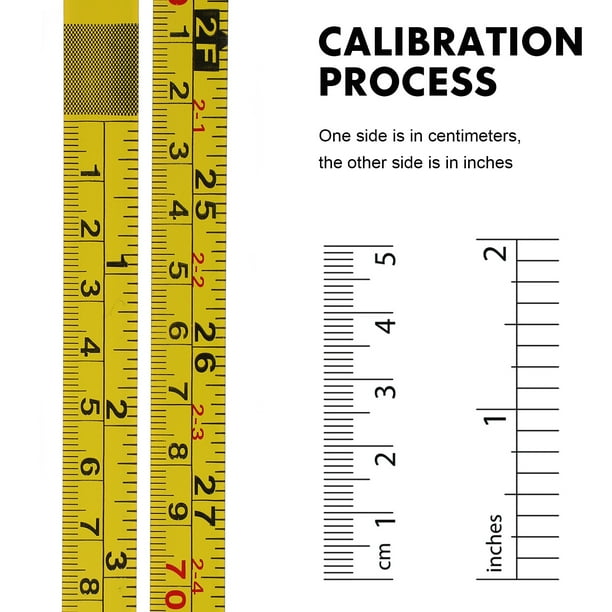 Self adhesive measuring tape sale metric and imperial