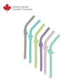 thumbnail image 1 of Melii Silicone Animal Straws with Cleaning Brush, 1 of 6