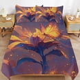 thumbnail image 6 of 3 Pcs Soft Bedding Set, Includes 1 Duvet Cover with Zipper And 2 Pillow,Shams Fantasy Butterfly Twin(86"x70"), 6 of 8