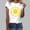 White #5, variant on Guluxicc Womens Graphic T Shirts Crew Neck Casual Classic Comfy Trendy T Shirts for Women
