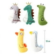 thumbnail image 5 of SHELLTON 5PCS Cat Chew Toy Bite Resistant Catnip Toys for Cats,Catnip Filled Cartoon Animal Cat Teething Chew Toy with Filled Natural Catnip for Kitty Cats Chewing and Playing Multi-color, 5 of 8