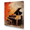 thumbnail image 2 of Designart "Timeless Tunes Of The Vintage Piano II" Music Wall Art Living Room, 2 of 7