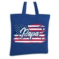 thumbnail image 2 of Awkward Styles American Flag Papa Tote Bag Made in the USA Pro America Papa Shopper Bag United States of America Patriotic Canvas Bag for Papa Free to Be Me Retro USA Flag Papa Tote Bag, 2 of 5