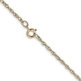 thumbnail image 3 of Solid 14K Rose Gold Carded 1.4mm Cable Rope with Spring Ring Lock Chain - 20", 3 of 9