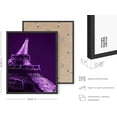 thumbnail image 3 of HAUS AND HUES Purple Wall Art & Paris Wall Decor for Bedroom - Paris Wall Art & Aesthetic Posters for Bedroom Paris Posters for Teens & Purple Wall Decor for Bedroom Teen Girl (Framed Black 16"x20"), 3 of 6