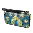 thumbnail image 1 of Qarigey Monedero de cuero para mujer, Clip de foto de repuesto elegante portátil, billetera elegante, Notecase, regalo de cumpleaños con cordón Carteras Azul Tipo 3, 1 of 6