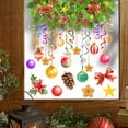 thumbnail image 4 of Calcomanía adhesiva para pared, ventana, puerta, calcomanías extraíbles con luces de colores y cintas, calcomanías decorativas navideñas de temporada para ventanas, 4 of 5