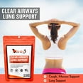 thumbnail image 6 of Lung Cleanse for Smokers - Clear Airways Lung Support Supplement - Natural Lung Health Complex - Lung Detox - for Smokers & Seasonal Allergy Relief Seekers - (15 Day Supply), 6 of 8