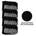 thumbnail image 5 of Non Slip Grip Socks, PUTUO Cotton Yoga Pilates Hospital Fitness Sports Socks for Women and Men with Grips, 4 Pairs, Size 13-15, 5 of 7