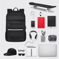 thumbnail image 3 of Laptop Backpack Anti-theft Password Lock Business Computer Shoulder Bags Large Capacity USB Charging Port Travelling Black, 3 of 9