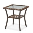 thumbnail image 5 of Arnahaishe Outdoor Wicker Side Table All Weather Rattan Patio End Table for Pool Balcony Deck Porch, 5 of 6