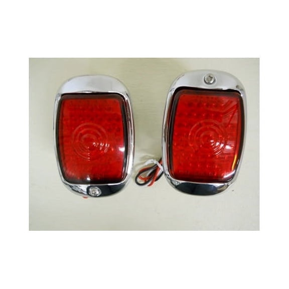 1940 - 1953 SS Chevy Truck LED Stop Turn Tail Light Kits / LED License Light
