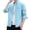 Green, variant on Men's Long Sleeve Button Down Shirt Free Untucked Dress Shirt Casual Denim Shirt(Red,XL)