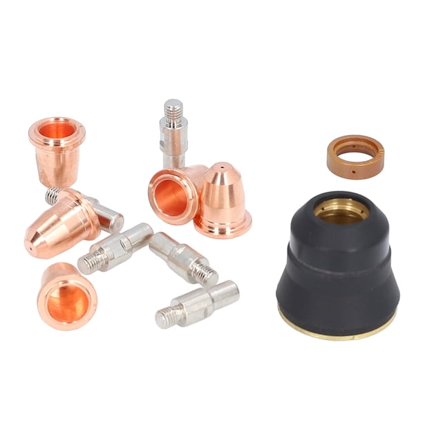 Boquilla De Antorcha Para Cortador De Plasma ANGGREK Kit De Electrodos De Boquilla De Hierro Y Latón De Combinación Perfecta 12 Piezas