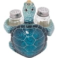 thumbnail image 6 of Nautical Salt Pepper Shaker Holder Set Glass Salt and Pepper Shakers Spices and Seasonings Caddy Set Kitchen Dining Table Decor (Blue Sea Turtle), 6 of 8