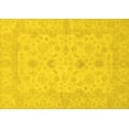 thumbnail image 1 of Ahgly Company Machine Washable Indoor Rectangle Oriental Yellow Traditional Area Rugs, 8' x 12', 1 of 4