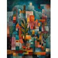 thumbnail image 1 of Qisvanset Cubist Abstract Face Canvas Print 12x16 Inch Gallery Wall Art, 1 of 8