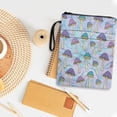 thumbnail image 3 of Xoenoiee Mushroom Print Book Sleeve for Hardcover Paperback, Book Covers with Zipper and Front Pocket, Reusable Book Protector Book Lovers Gift, 3 of 6