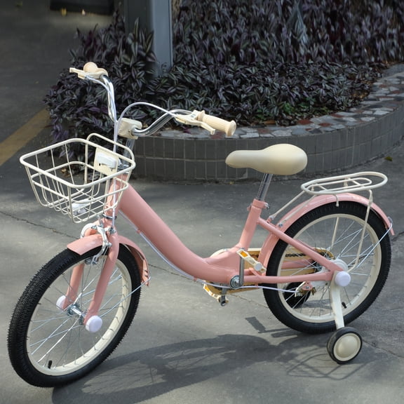 Kids Bike with Training Wheels Kids' Bicycle for Boys Girls Age 3-8 Years Children Bikes