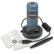 Carson zPix 300 Zoom 86x-457x Power USB Digital Microscope with Integrated Camera and Video Capture, Blue