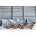 thumbnail image 6 of Ambesonne Urban Throw Pillow Cover 4 Pack, Salt Lake City Utah USA, 16", Multicolor, 6 of 6