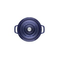 thumbnail image 2 of STAUB La Cocotte Cocotte Ronde en Fonte 6,75 L, Bleu Foncé, 2 of 11