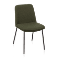 thumbnail image 1 of Bouclair Chaise de Salle à Manger en Tissu Kaki et Métal, 1 of 10
