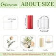 thumbnail image 2 of Jarrón Glasseam cilíndrico de vidrio transparente de 10 cm, juego de 6 unidades para centros de mesa, 2 of 8