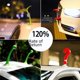 thumbnail image 2 of Pegatinas tridimensionales 3D para coche, techo creativo, plántulas de árboles pequeños, brotes de soja, anticolisión, cuerno de diablo, cuerno de vaca, venta de linda decoración para coche, 2 of 6