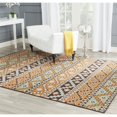 thumbnail image 2 of Safavieh Veranda Collection VER095 Boho Indoor/ Outdoor Non-Shedding Stain Resistant Patio Backyard Area Rug, 2'7" x 5', Terracotta / Chocolate, 2 of 3