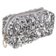 thumbnail image 1 of BRIGHTFUFU 1 bolsa de almacenamiento cuadrada con lentejuelas para mujer, neceser portátil de viaje para cosméticos, 1 of 8