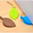 thumbnail image 4 of Colorful Silicone Leaves Door Stopper,Cute Leaf Flexible Silicone Window Finger Protector/Door Stops Set with Lanyard for Home, 4 of 5