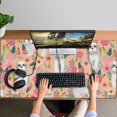 thumbnail image 4 of Long Mouse Pads for Desk,Shih Tzu Dog and Pioneer Flower Desk Mats on Top Of Desks, Desk Mouse Pad Extra Large with 3mm Non-Slip Base and Stitched Edge for Gaming,Office,Work,Home 47.3"x23.6", 4 of 6