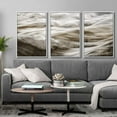 thumbnail image 3 of IDEA4WALL 3 Piece Framed CanvasWall Art for Living Room, Bedroom Golden Waves Canvas Prints for Modern Home Decoration Ready to Hang, 3 of 4