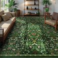 thumbnail image 1 of Alfombra NakedCloud 229 x 305 cm lavable con diseño floral antideslizante, 1 of 8
