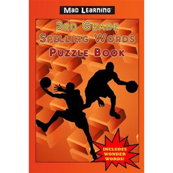 Pre-Owned Mad Learning: 3rd Grade Spelling Words Puzzle Book