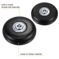thumbnail image 4 of Uxcell Replacement Luggage Wheels 54x18mm Suitcase Wheel Repair Kits 2 PU Bearing Wheels for Trolley Bag, Inline Skate, 4 of 5