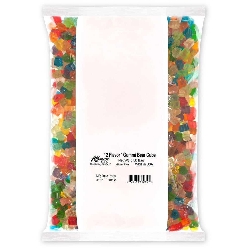 12 Flavor Gummi Bear Cubs Bulk Candy, 5 Lb - Walmart.com - Walmart.com