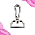 thumbnail image 1 of CHICHUMID 2Pcs Stainless Steel Carabiner Clip Silver Hook for Hiking and Camping Use, 1 of 8
