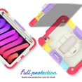 thumbnail image 2 of navor Rugged Cover Compatible with iPad Mini 6 (2021), Rotatable Kickstand Shoulder & Hand Strap Shockproof Heavy Duty Protective Case, 2 of 9