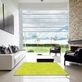 thumbnail image 7 of Ahgly Company Machine Washable Indoor Round Transitional Neon Yellow Green Area Rugs, 3' Round, 7 of 7