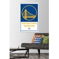 thumbnail image 2 of NBA Golden State Warriors - Logo 21 Wall Poster with Wooden Magnetic Frame, 22.375" x 34", 2 of 6