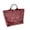 Red, variant on Soft Glossy PVC Tote Bag for Women, White, Lightweight Large Handbag for Daily Shopping Commute