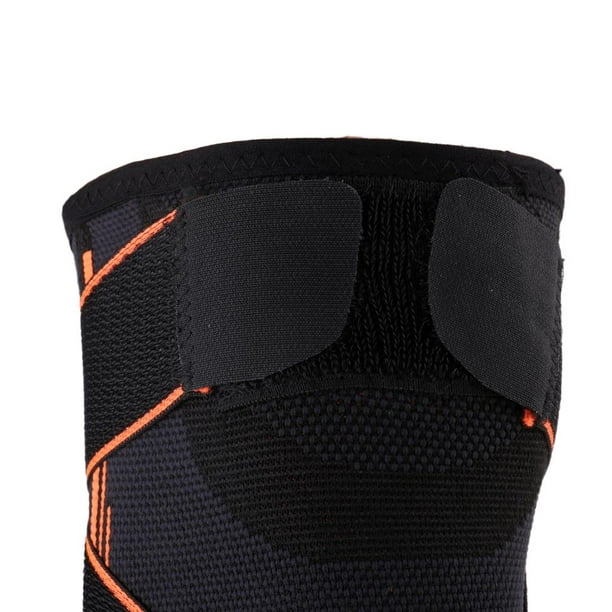 Sports Knee Pad Support Compression Silic Padded Knee Sleeve Guard M 