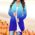 thumbnail image 1 of EQWLJWE Cardigan Ouvert pour Femmes, Manches Longues, Mode Décontractée, Imprimé, Grande Taille, 1 of 6