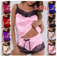 thumbnail image 4 of Pijamas sexuales Sedin Ropa de hogar para mujer Conjunto de pijamas de encaje cómodo de talla grande, 4 of 6
