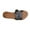 Black, variant on Sandals for Women Summer Plus-size Solid Flat Flat With Open-toed Beach Slippers