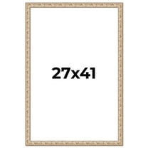 27x41 Frame White Real Wood Picture Frame Width 1.5 inches | Interior Frame Depth 0.5 inches |